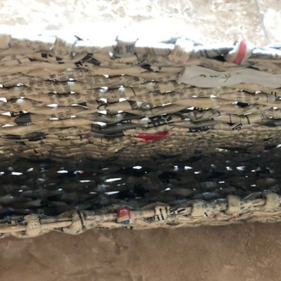 Recycle Newspaper Clutch - Picture 4 of 4